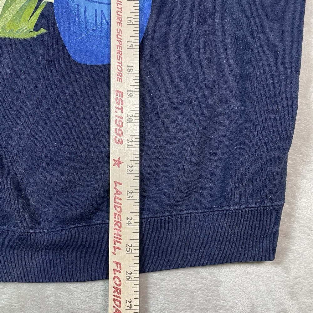 Vtg‎ Disney Winnie The Pooh Graphic Sweatshirt Mens L XLCrewneck Blue 90s Retro - Picture 7 of 7
